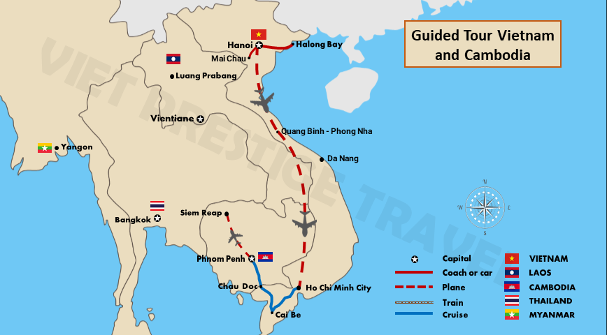 14 Days Guided Tour Vietnam And Cambodia Vietnam And Cambodia Tour Guided Tour Vietnam And Cambodia 