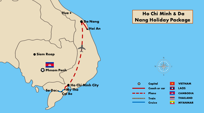 Ho Chi Minh Da Nang Holiday Package - 6 days, Nang tour package